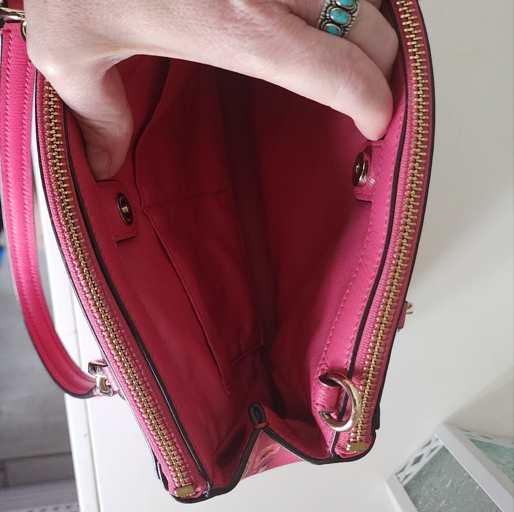 SOLD DO NOT PURCHASE Coach Mini Christie Carryall Pink Floral Women's Bag EUC - Picture 8 of 12